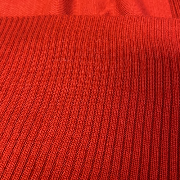 Lane Bryant 14/16 Red Light Weight Short Sleeve Sweater - Picture 6 of 9
